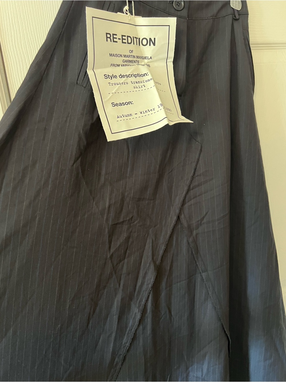 Maison Martin Margiela X H&M 2012 Archive Re-Edition Trousers Transformed Skirt - Picture 9 of 11